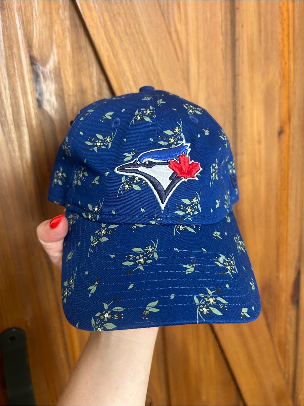 NWOT Toronto Blue Jays Floral Baseball Cap - Navy with Green Accents